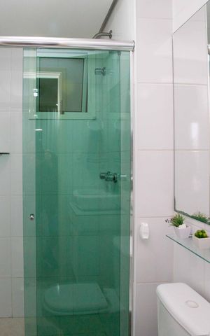 Apartamento à venda com 61m², 2 quartos e 1 vagaBanheiro Social
