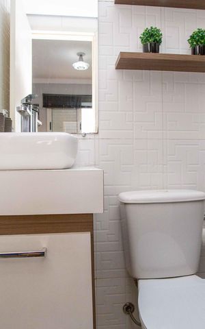 Apartamento à venda com 61m², 2 quartos e 1 vagaBanheiro da Suíte