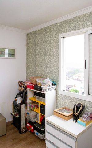Apartamento à venda com 61m², 2 quartos e 1 vagaQuarto 2