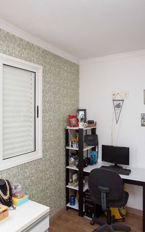 Apartamento à venda com 61m², 2 quartos e 1 vagaQuarto 2