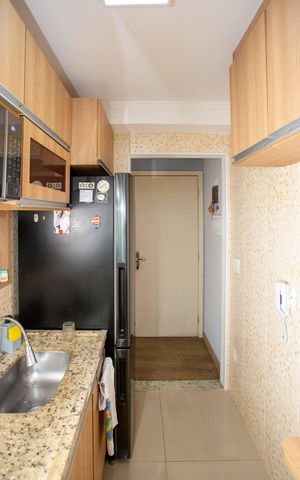 Apartamento à venda com 61m², 2 quartos e 1 vagaCozinha