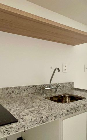 Studio à venda com 26m², 1 quarto e sem vaga Studio à venda com 26m², 1 quarto e sem vagaCozinha