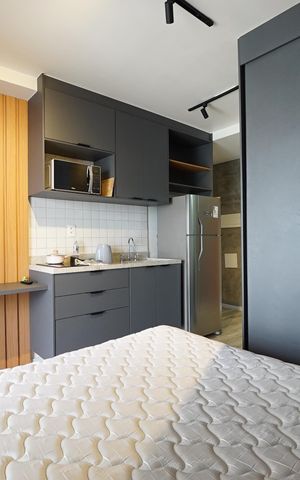 Studio para alugar com 24m², 1 quarto e sem vagaStudio