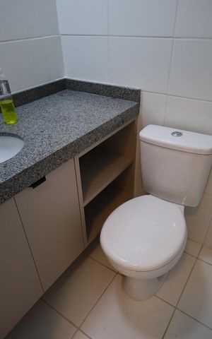 Apartamento para alugar com 55m², 2 quartos e 1 vagaBanheiro da Suíte 1