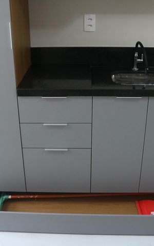 Apartamento para alugar com 27m², 1 quarto e sem vagaCozinha/Área de serviço