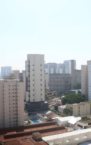 Apartamento para alugar com 27m², 1 quarto e sem vagaVista da varanda da sala