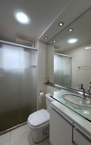 Apartamento para alugar com 66m², 2 quartos e 1 vaga Apartamento para alugar com 66m², 2 quartos e 1 vagaBanheiro Social