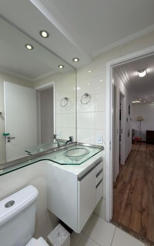 Apartamento para alugar com 66m², 2 quartos e 1 vaga Apartamento para alugar com 66m², 2 quartos e 1 vagaBanheiro Social
