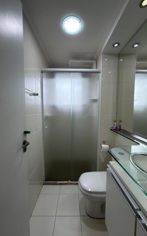 Apartamento para alugar com 66m², 2 quartos e 1 vaga Apartamento para alugar com 66m², 2 quartos e 1 vagaBanheiro Social