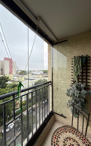 Apartamento para alugar com 66m², 2 quartos e 1 vaga Apartamento para alugar com 66m², 2 quartos e 1 vagaSala Sacada