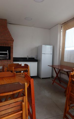 Apartamento para alugar com 28m², 2 quartos e 1 vagaÁrea comum - Churrasqueira