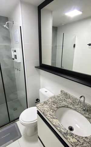 Apartamento para alugar com 76m², 3 quartos e 1 vaga Apartamento para alugar com 76m², 3 quartos e 1 vagaBanheiro Social