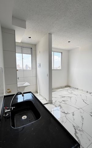 Apartamento para alugar com 38m², 2 quartos e sem vagaCozinha e Área de Serviço