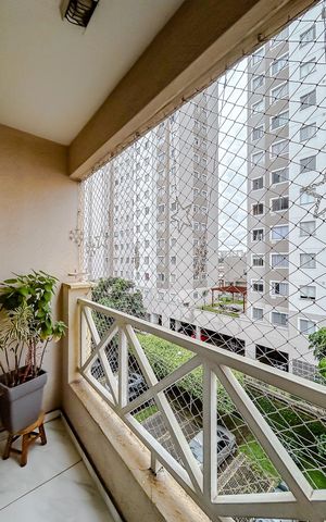 Apartamento à venda com 63m², 3 quartos e 1 vagaVaranda