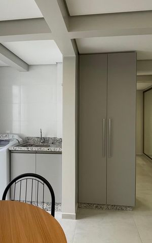 Studio para alugar com 55m², 1 quarto e sem vagaSala - cozinha