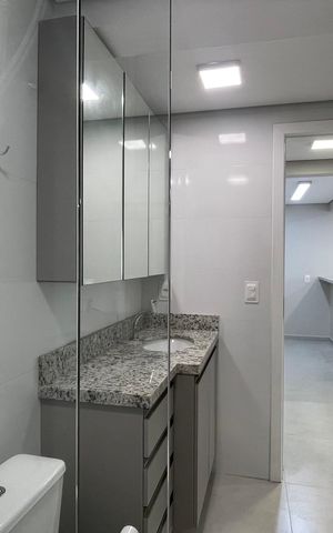 Studio para alugar com 55m², 1 quarto e sem vagaBanheiro
