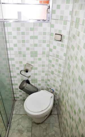 Casa para alugar com 60m², 1 quarto e sem vaga Casa para alugar com 60m², 1 quarto e sem vagaDetalhe - Banheiro Social