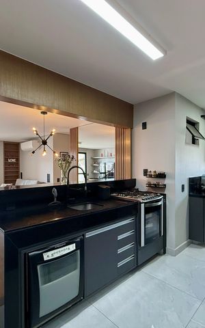 Apartamento à venda com 85m², 2 quartos e 2 vagas Apartamento à venda com 85m², 2 quartos e 2 vagasCozinha
