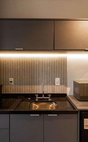 Studio para alugar com 26m², 1 quarto e sem vaga Studio para alugar com 26m², 1 quarto e sem vagaCozinha