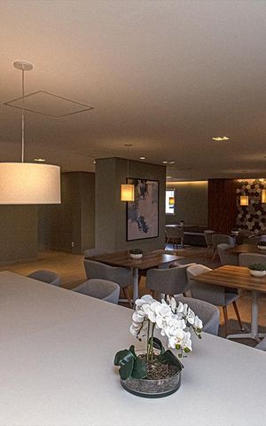 Apartamento para alugar com 37m², 2 quartos e 1 vaga Apartamento para alugar com 37m², 2 quartos e 1 vagasalão de festas_3