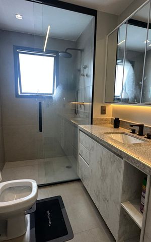 Apartamento à venda com 120m², 3 quartos e 2 vagas Apartamento à venda com 120m², 3 quartos e 2 vagasBanheiro da Suíte 3