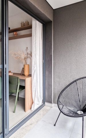 Studio à venda com 26m², 1 quarto e sem vaga Studio à venda com 26m², 1 quarto e sem vagaSacada