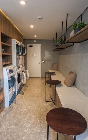 Studio à venda com 26m², 1 quarto e sem vaga Studio à venda com 26m², 1 quarto e sem vagaLavanderia