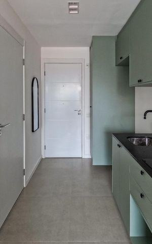 Studio à venda com 26m², 1 quarto e sem vaga Studio à venda com 26m², 1 quarto e sem vagaCozinha