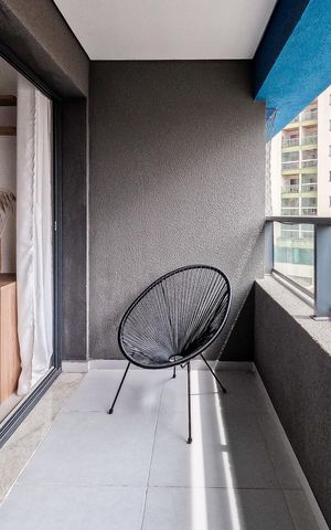 Studio à venda com 26m², 1 quarto e sem vaga Studio à venda com 26m², 1 quarto e sem vagaSacada