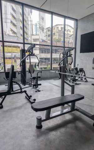 Studio à venda com 26m², 1 quarto e sem vaga Studio à venda com 26m², 1 quarto e sem vagaÁrea comum - Academia