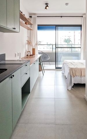 Studio à venda com 26m², 1 quarto e sem vaga Studio à venda com 26m², 1 quarto e sem vagaCozinha