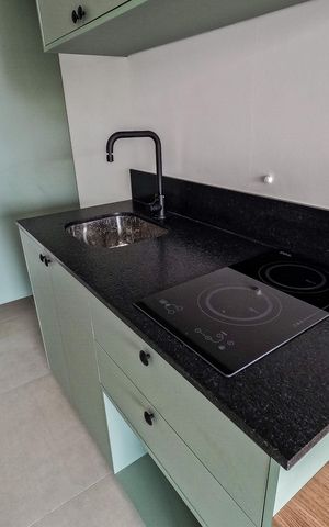 Studio à venda com 26m², 1 quarto e sem vaga Studio à venda com 26m², 1 quarto e sem vagaCozinha