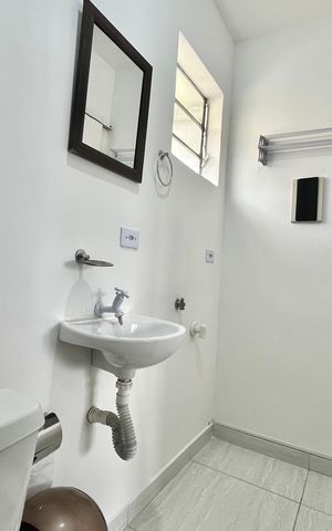 Studio para alugar com 40m², 1 quarto e sem vaga Studio para alugar com 40m², 1 quarto e sem vagaBanheiro