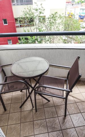 Apartamento para alugar com 40m², 1 quarto e 1 vagaVaranda