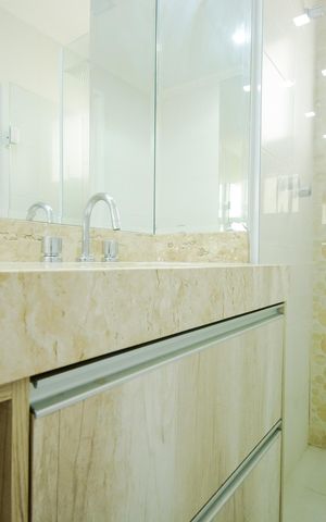 Apartamento para alugar com 82m², 3 quartos e 2 vagasBanheiro da Suíte