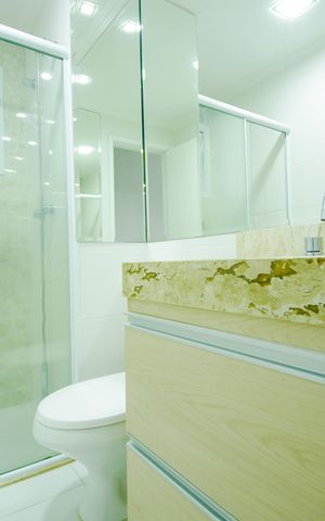 Apartamento para alugar com 82m², 3 quartos e 2 vagasBanheiro Social