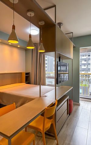 Studio para alugar com 25m², 1 quarto e sem vaga