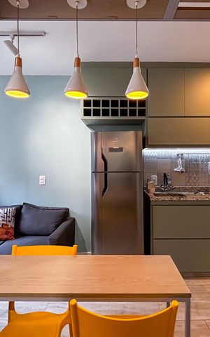 Studio para alugar com 25m², 1 quarto e sem vaga