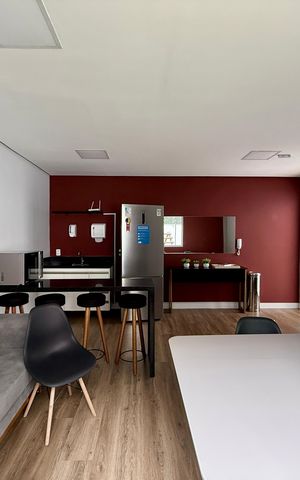Apartamento à venda com 29m², 2 quartos e sem vaga Apartamento à venda com 29m², 2 quartos e sem vagaSalão de Festas