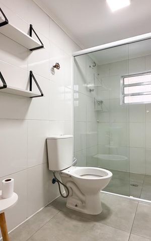 Casa para alugar com 163m², 2 quartos e 1 vaga Casa para alugar com 163m², 2 quartos e 1 vagaBanheiro Social