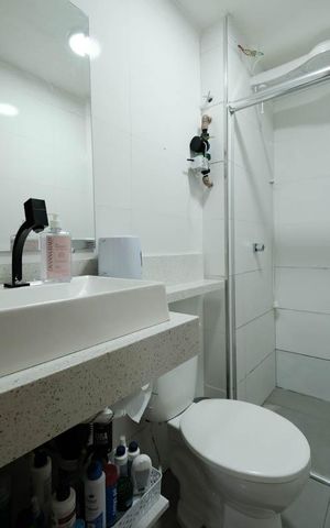 Apartamento para alugar com 37m², 2 quartos e sem vagaBanheiro