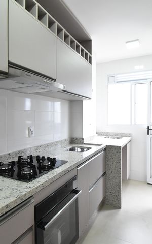 Apartamento para alugar com 55m², 2 quartos e 2 vagasSala/Cozinha