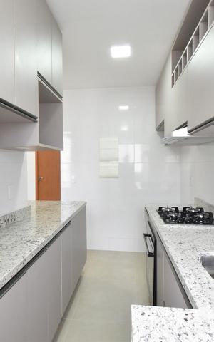 Apartamento para alugar com 55m², 2 quartos e 2 vagasSala/Cozinha
