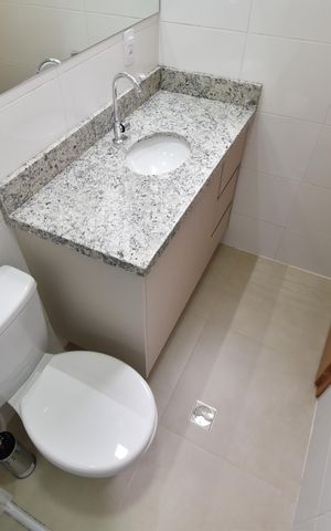 Apartamento para alugar com 55m², 2 quartos e 2 vagasBanheiro da Suíte