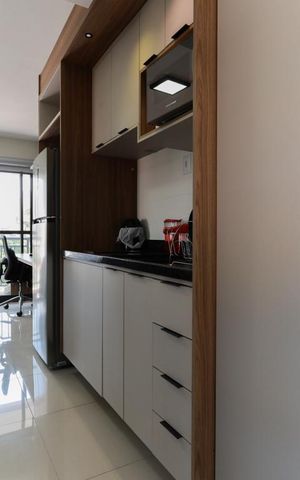 Studio à venda com 25m², 1 quarto e sem vaga Studio à venda com 25m², 1 quarto e sem vagaCozinha