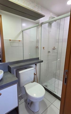 Apartamento para alugar com 55m², 2 quartos e 1 vaga Apartamento para alugar com 55m², 2 quartos e 1 vagaBanheiro Suíte