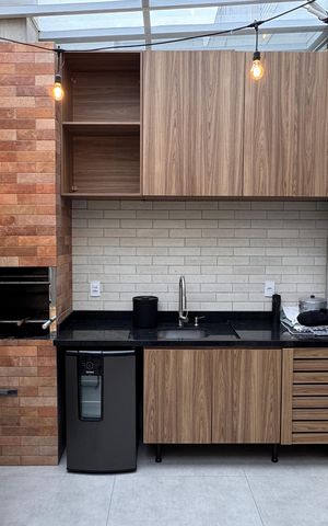 Casa de condomínio para alugar com 75m², 2 quartos e 1 vagaEspaço Gourmet