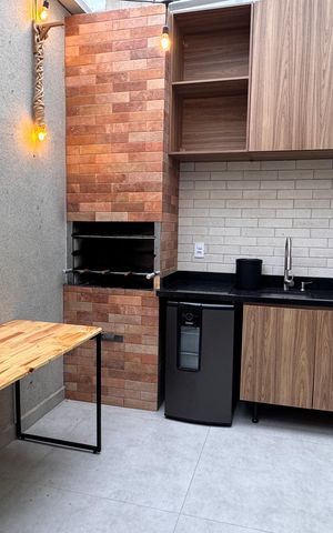 Casa de condomínio para alugar com 75m², 2 quartos e 1 vagaEspaço Gourmet