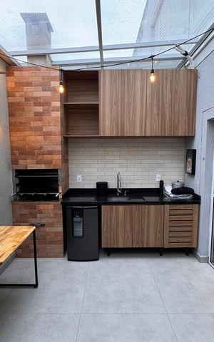 Casa de condomínio para alugar com 75m², 2 quartos e 1 vagaEspaço Gourmet