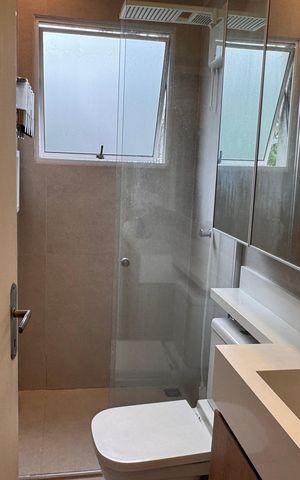 Casa de condomínio para alugar com 75m², 2 quartos e 1 vagaBanheiro da Suíte